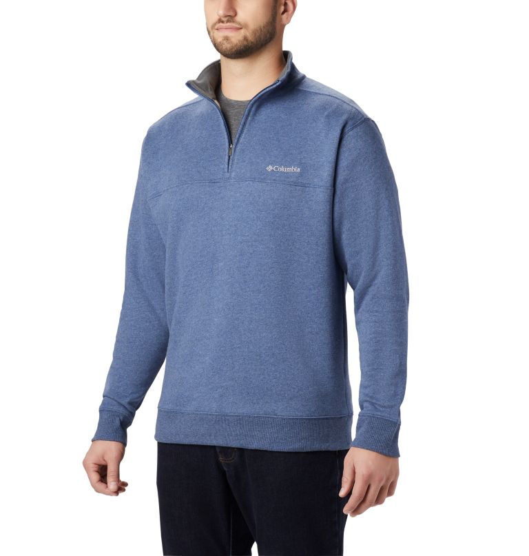 hart mountain ii herren-sweatshirt mit halbem reißverschluss