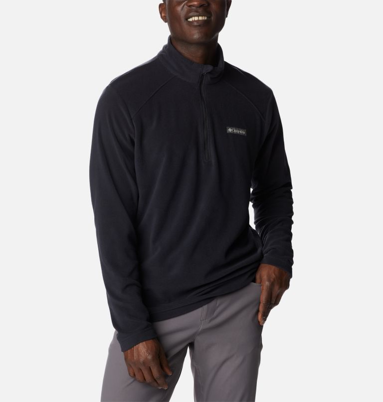 lake aloha fleece-pullover für herren mit halbem reißverschluss