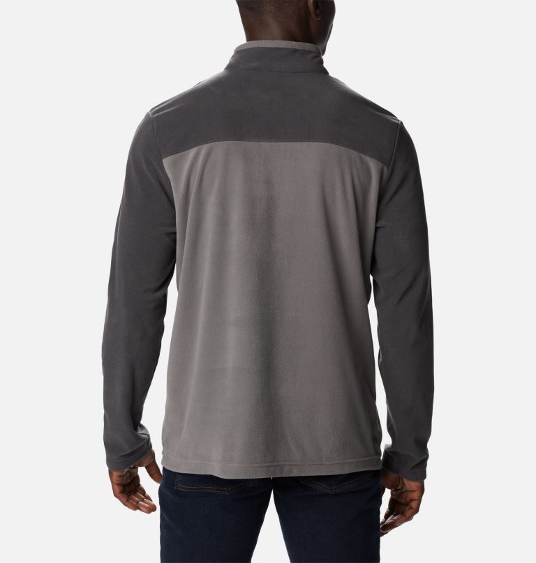 lake aloha fleece-pullover mit halbem reißverschluss für herren – lang