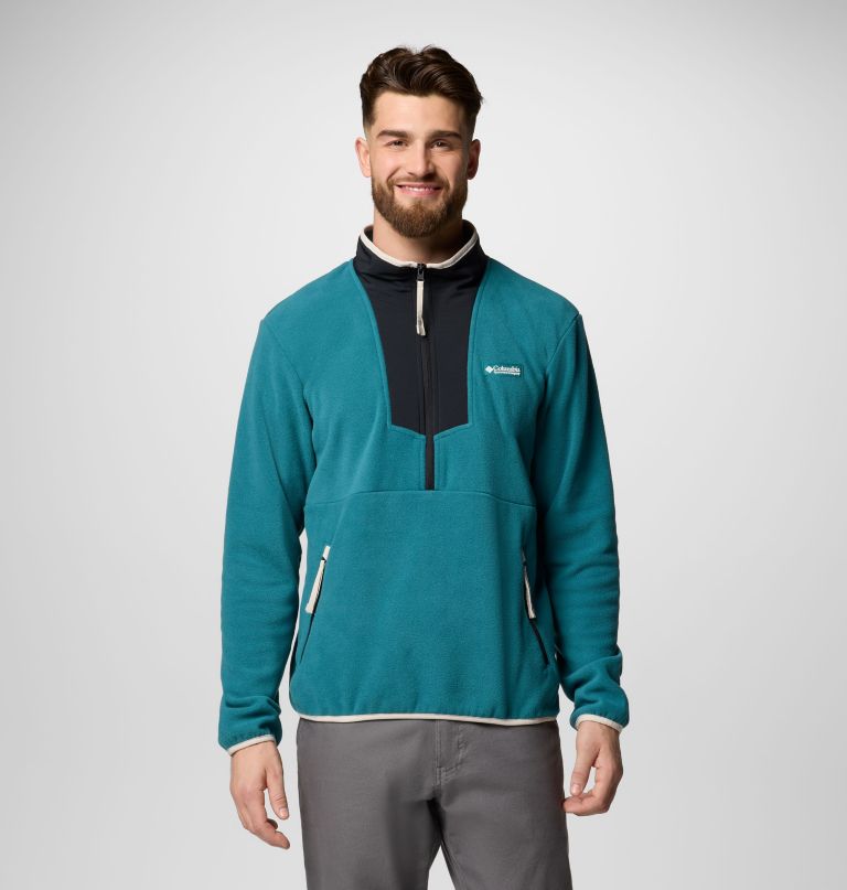 sequoia grove fleecejacke für herren mit halbem reißverschluss
