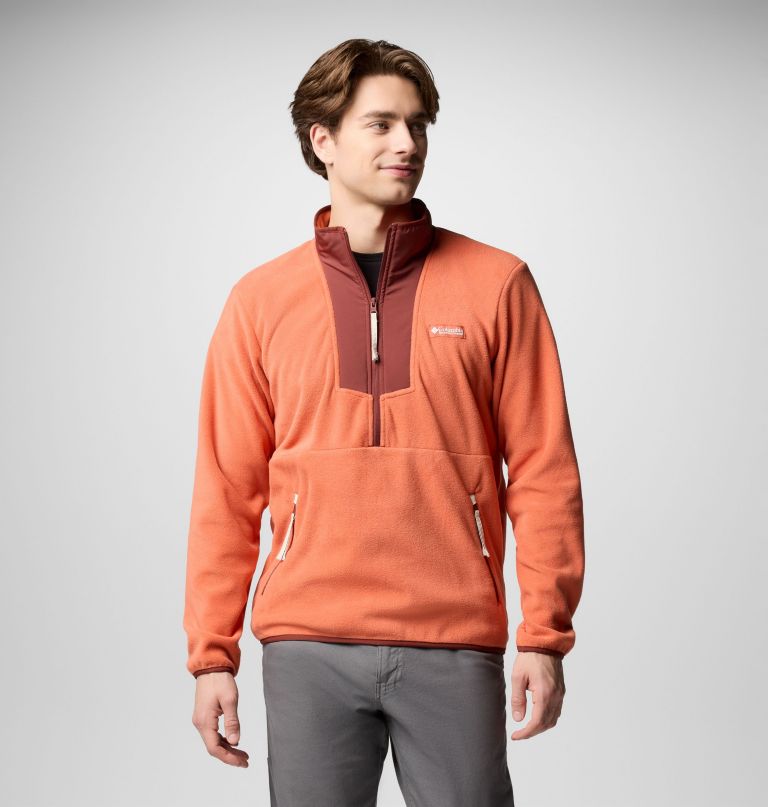 sequoia grove fleecejacke für herren mit halbem reißverschluss