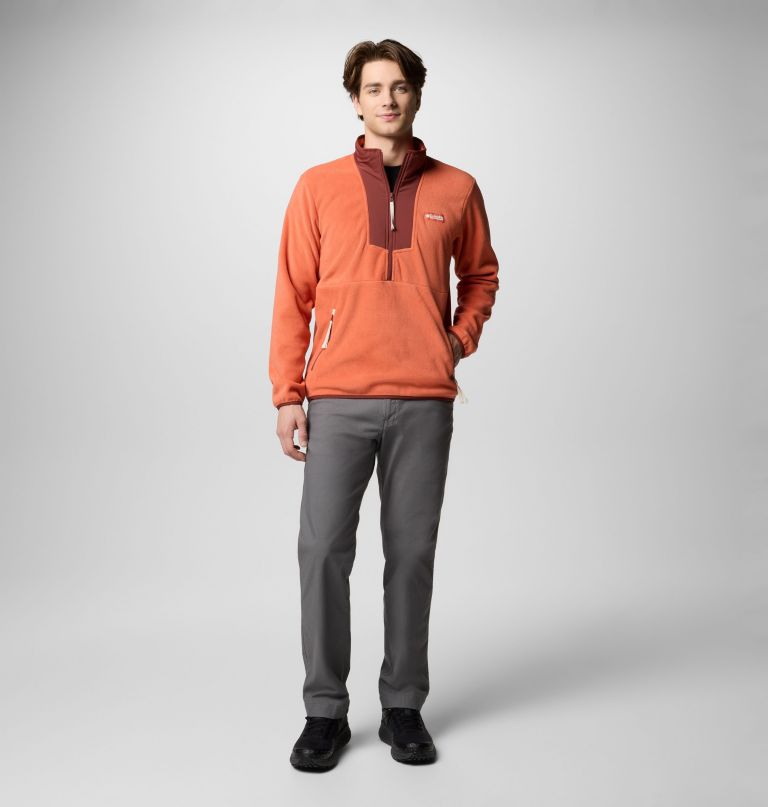 sequoia grove fleecejacke für herren mit halbem reißverschluss