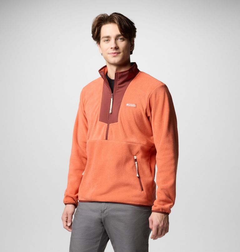 sequoia grove fleecejacke für herren mit halbem reißverschluss