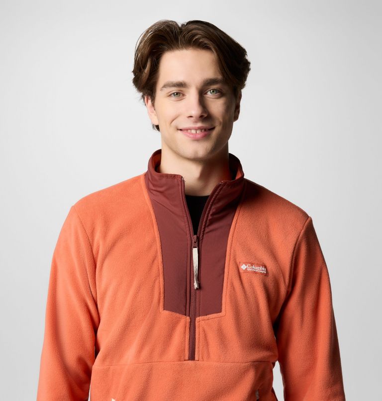 sequoia grove fleecejacke für herren mit halbem reißverschluss