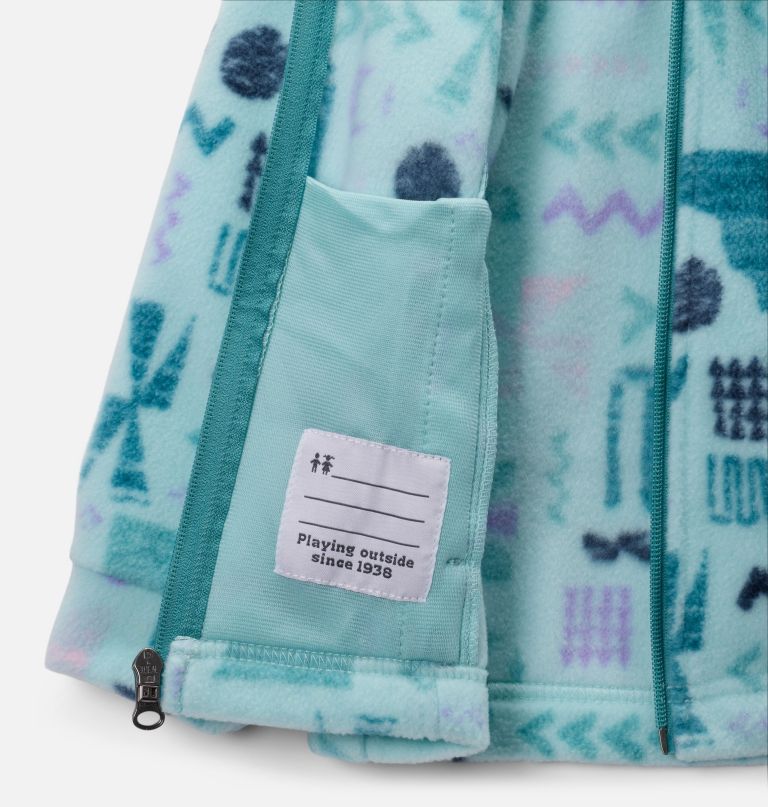 benton springs ii fleecejacke mit aufdruck für mädchen im kleinkindalter
