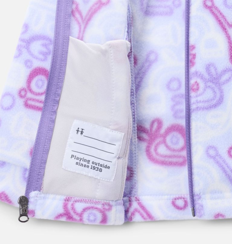 benton springs ii fleecejacke mit aufdruck für mädchen im kleinkindalter