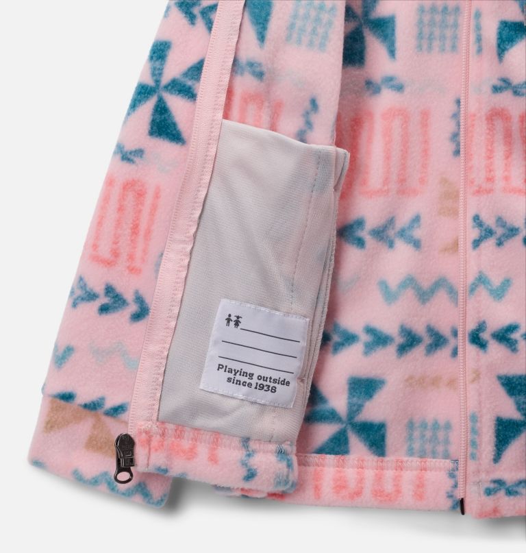 benton springs ii fleecejacke mit aufdruck für mädchen im kleinkindalter