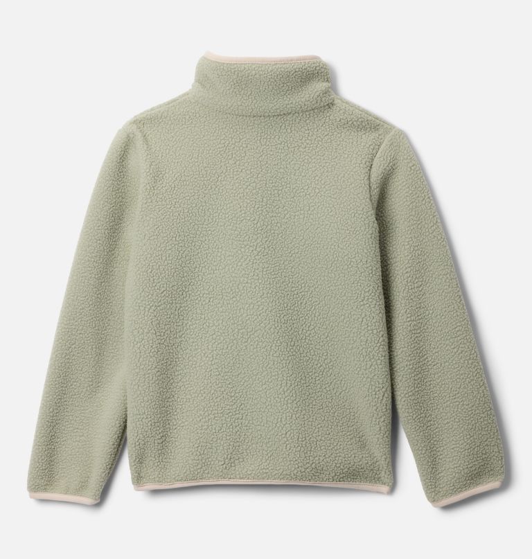 helvetia ii fleece-pullover mit halben druckknöpfen für kinder