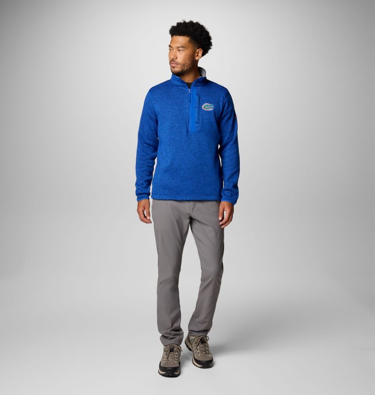 herren-fleecepullover mit halbem reißverschluss „collegiate sweater weather – florida