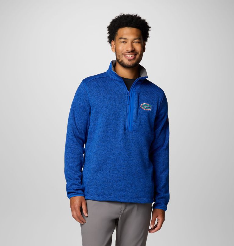 herren-fleecepullover mit halbem reißverschluss „collegiate sweater weather – florida