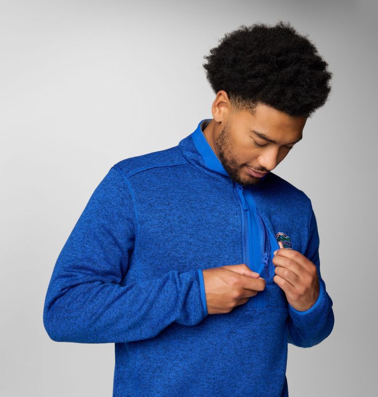 herren-fleecepullover mit halbem reißverschluss „collegiate sweater weather – florida