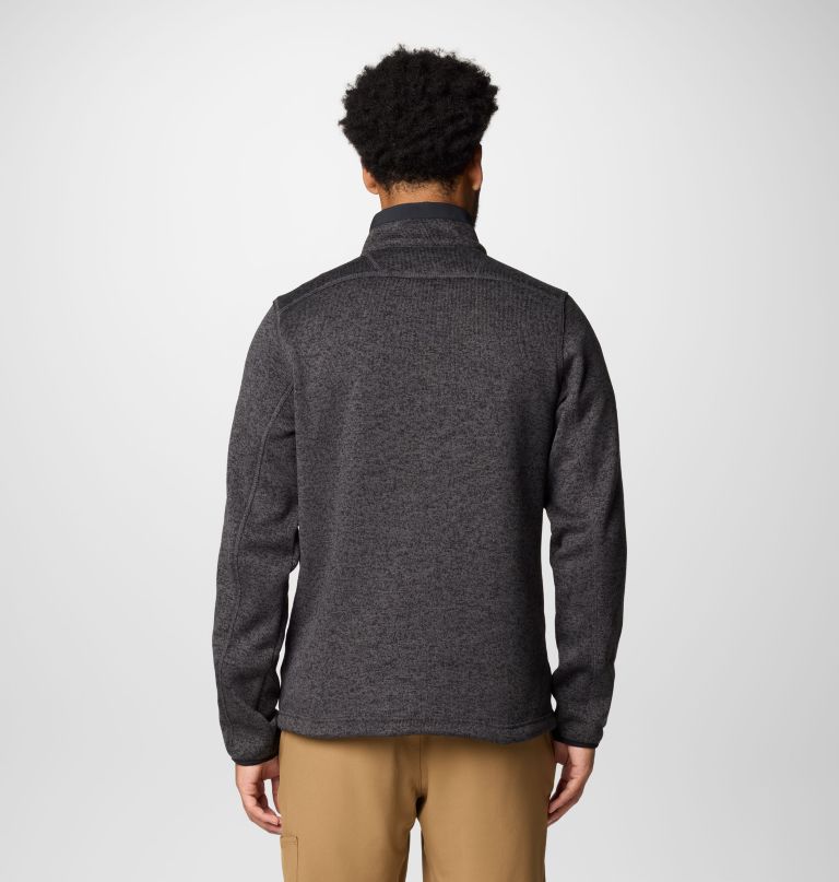 herren-fleecepullover mit halbem reißverschluss „collegiate sweater weather – georgia
