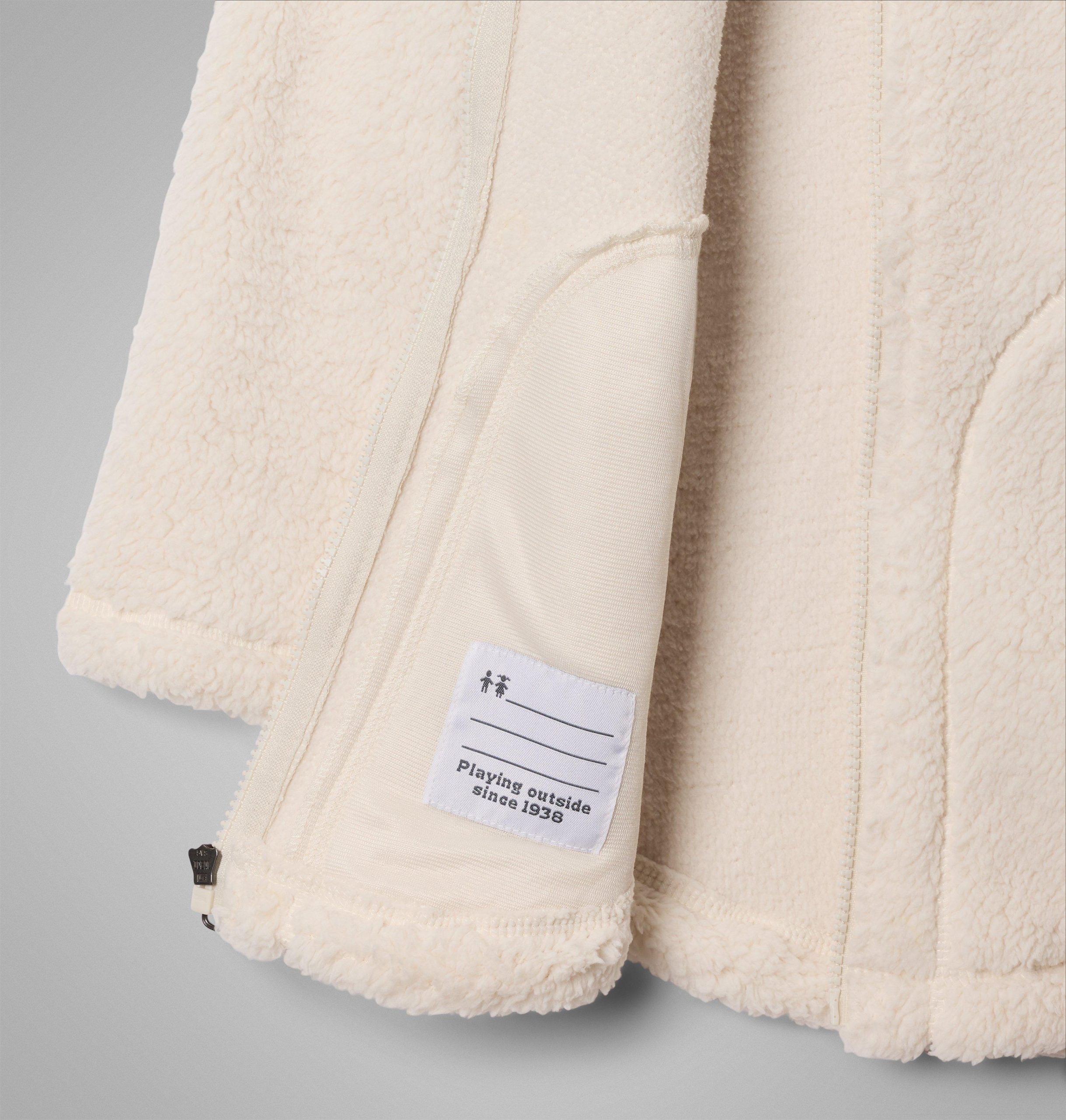 west bend fleecejacke für mädchen mit durchgehendem reißverschluss