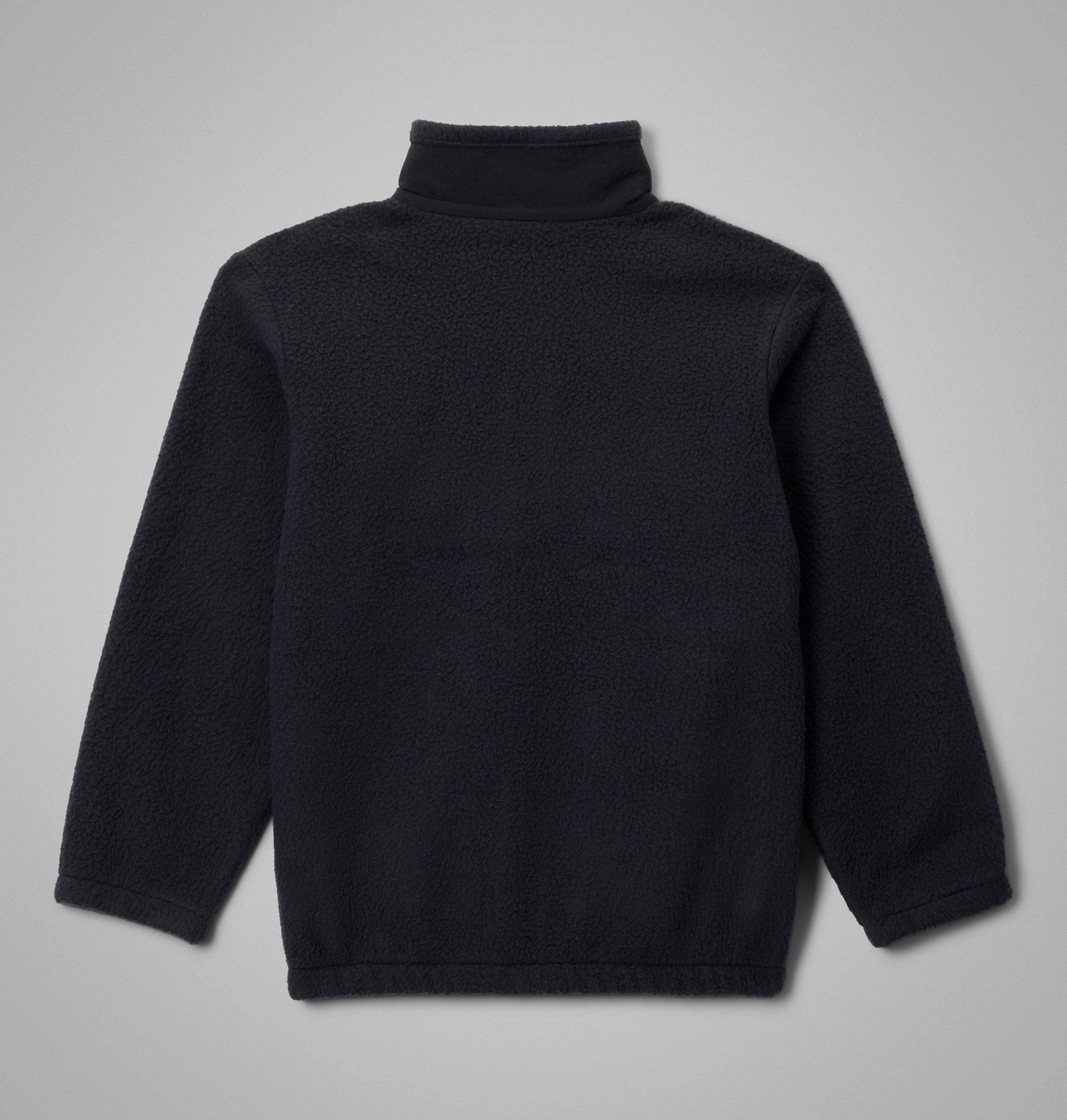 jasper ridge kinder-fleecejacke mit durchgehendem reißverschluss genarbtes fleece