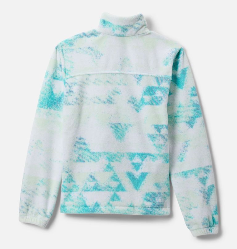 castle dale fleecejacke für mädchen mit print und durchgehendem reißverschluss