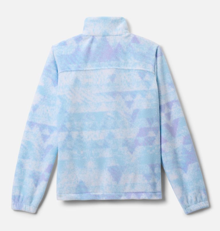 castle dale fleecejacke für mädchen mit print und durchgehendem reißverschluss