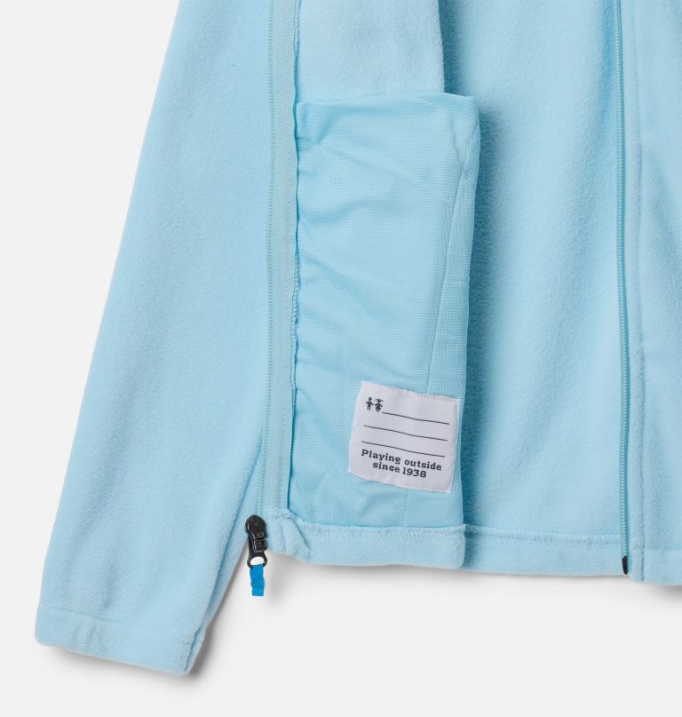 castle dale fleecejacke für mädchen mit durchgehendem reißverschluss
