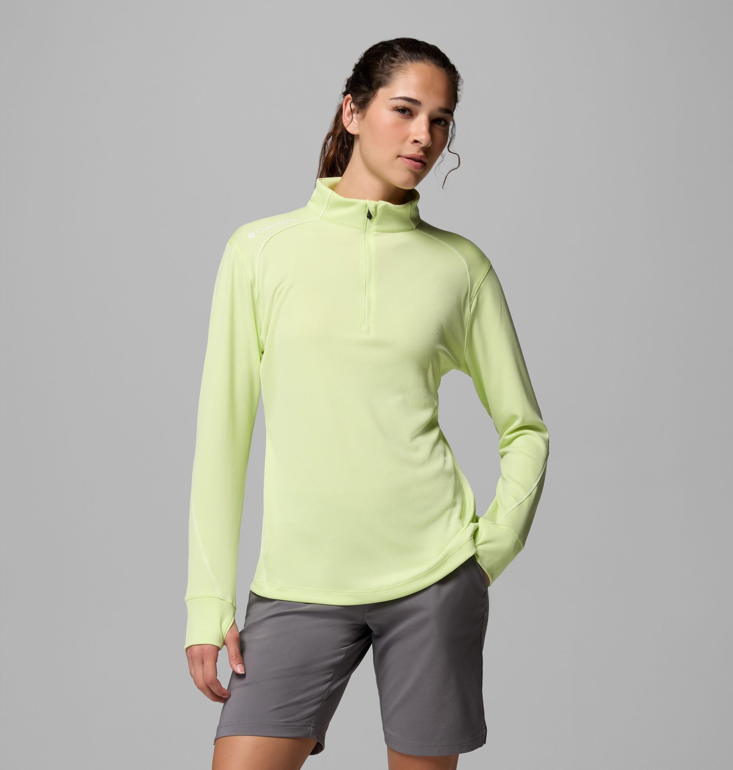 damen omni-wick shotgun quarter zip 2.0 pullover