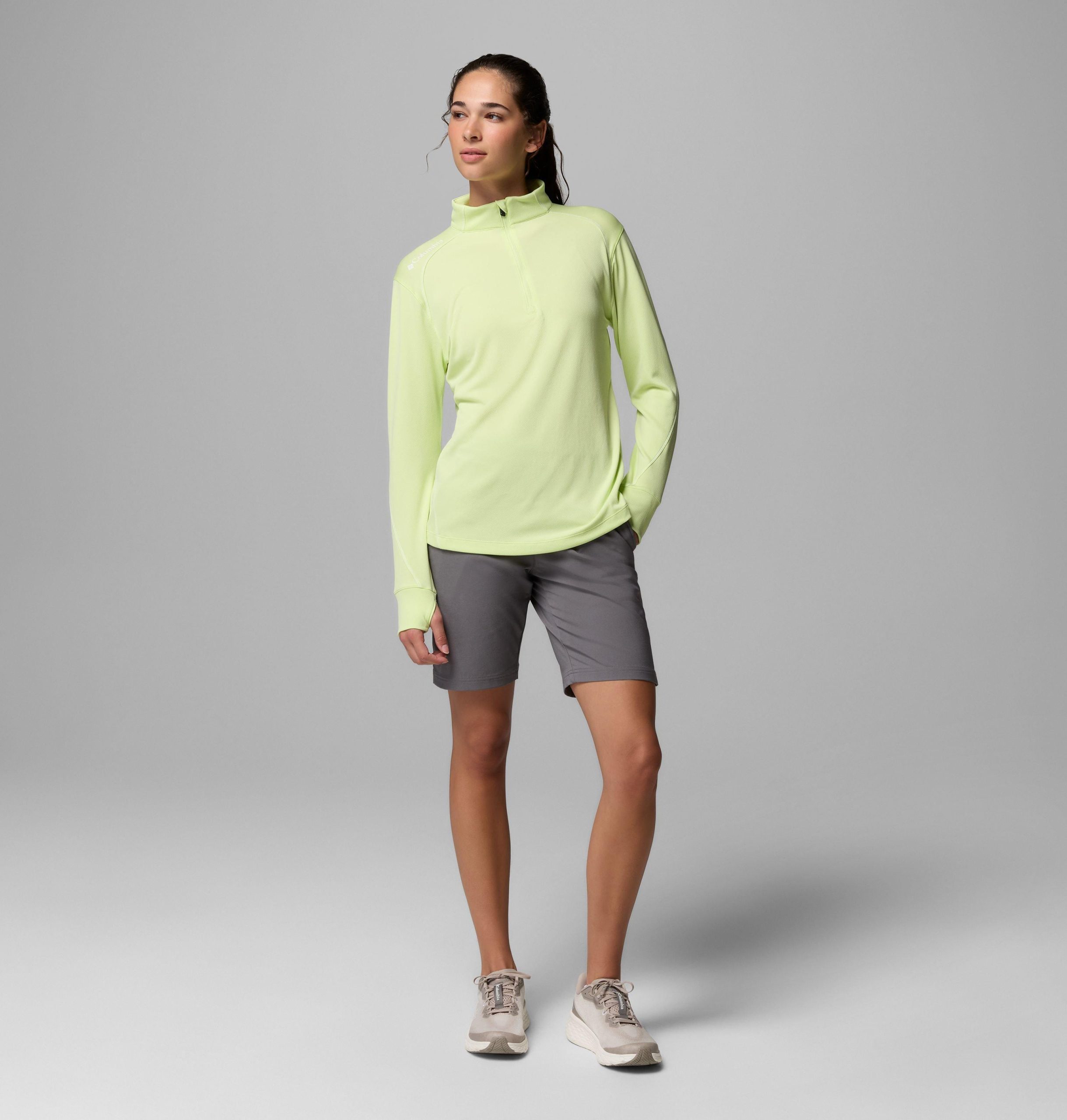 damen omni-wick shotgun quarter zip 2.0 pullover