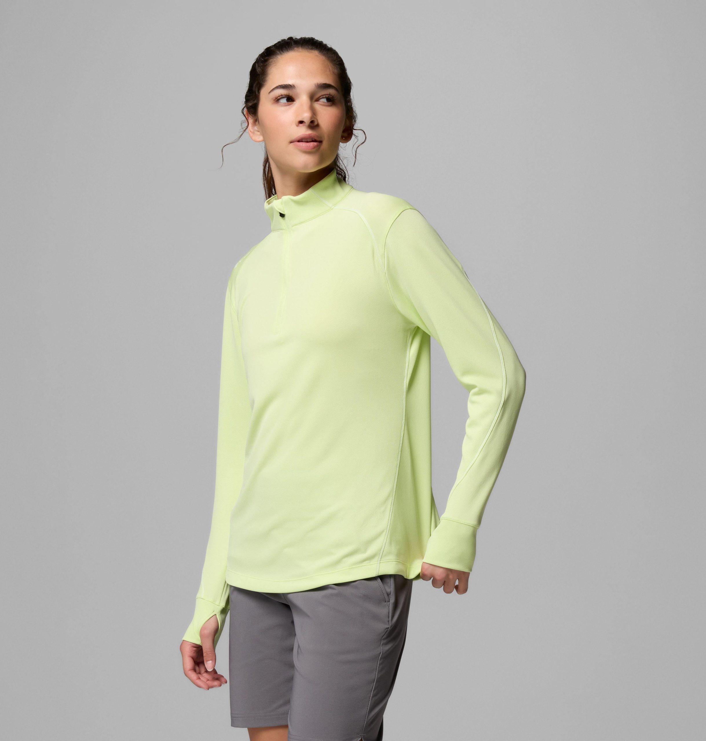 damen omni-wick shotgun quarter zip 2.0 pullover