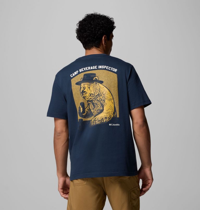 herren-t-shirt mit inspektor-grafik