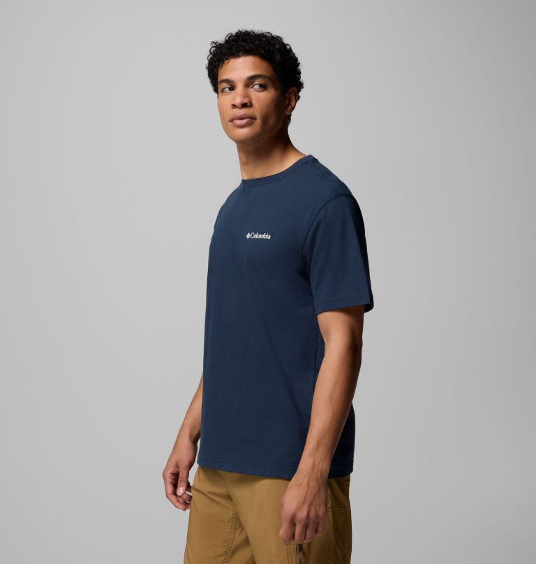 herren-t-shirt mit inspektor-grafik