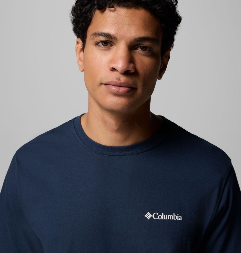 herren-t-shirt mit inspektor-grafik