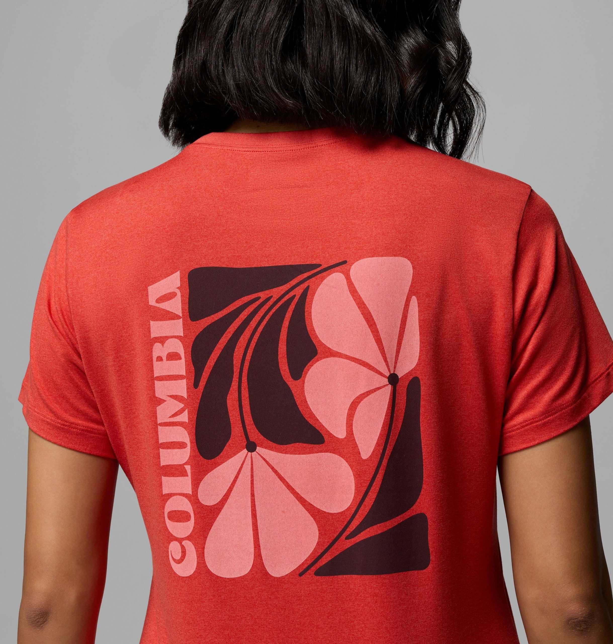 damen parsons point rückengrafik-t-shirt