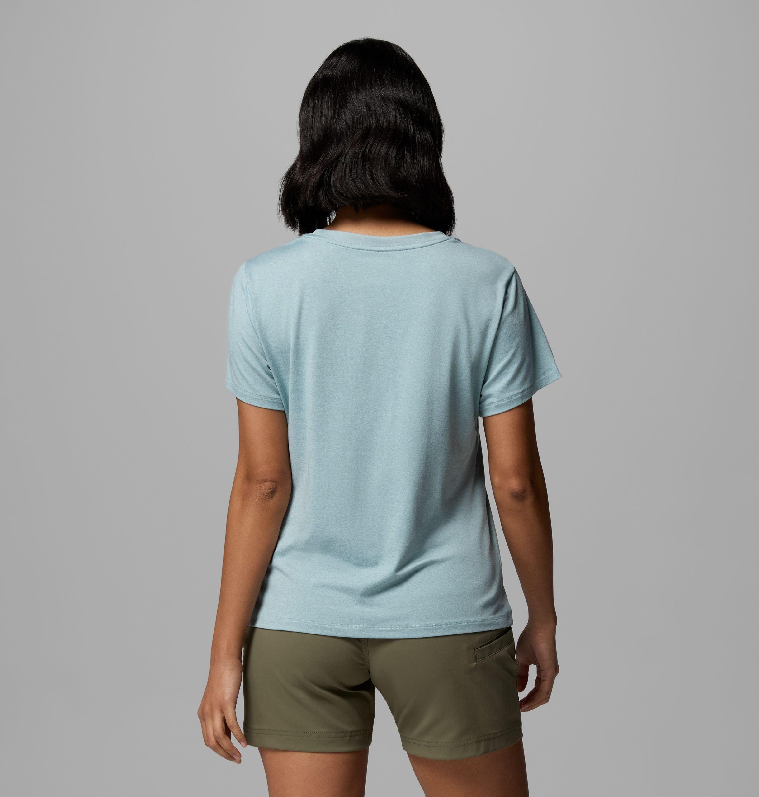 parsons point damen kurzarm-t-shirt mit rundhalsausschnitt