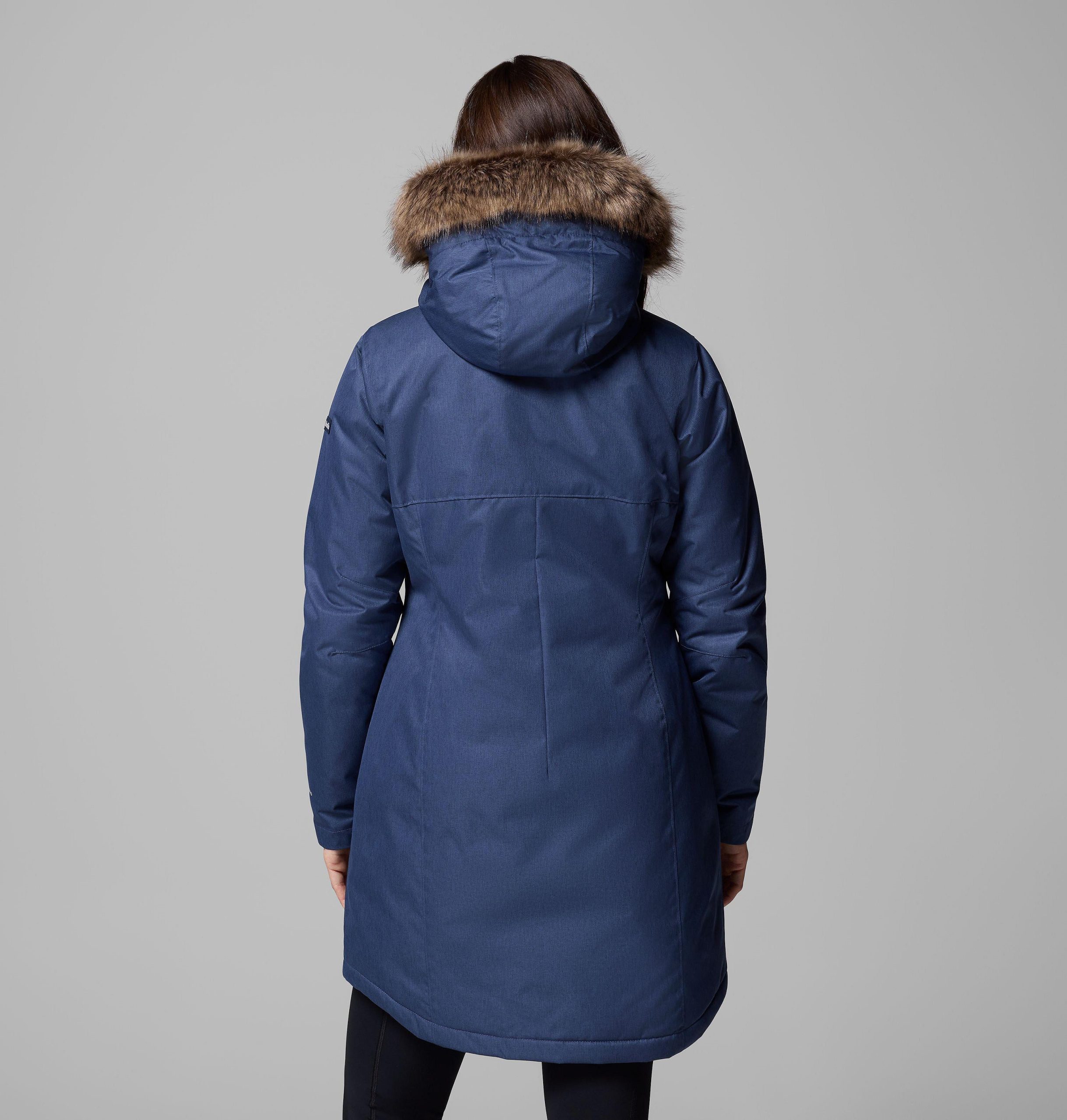suttle mountain damen-langjacke mit isolierung