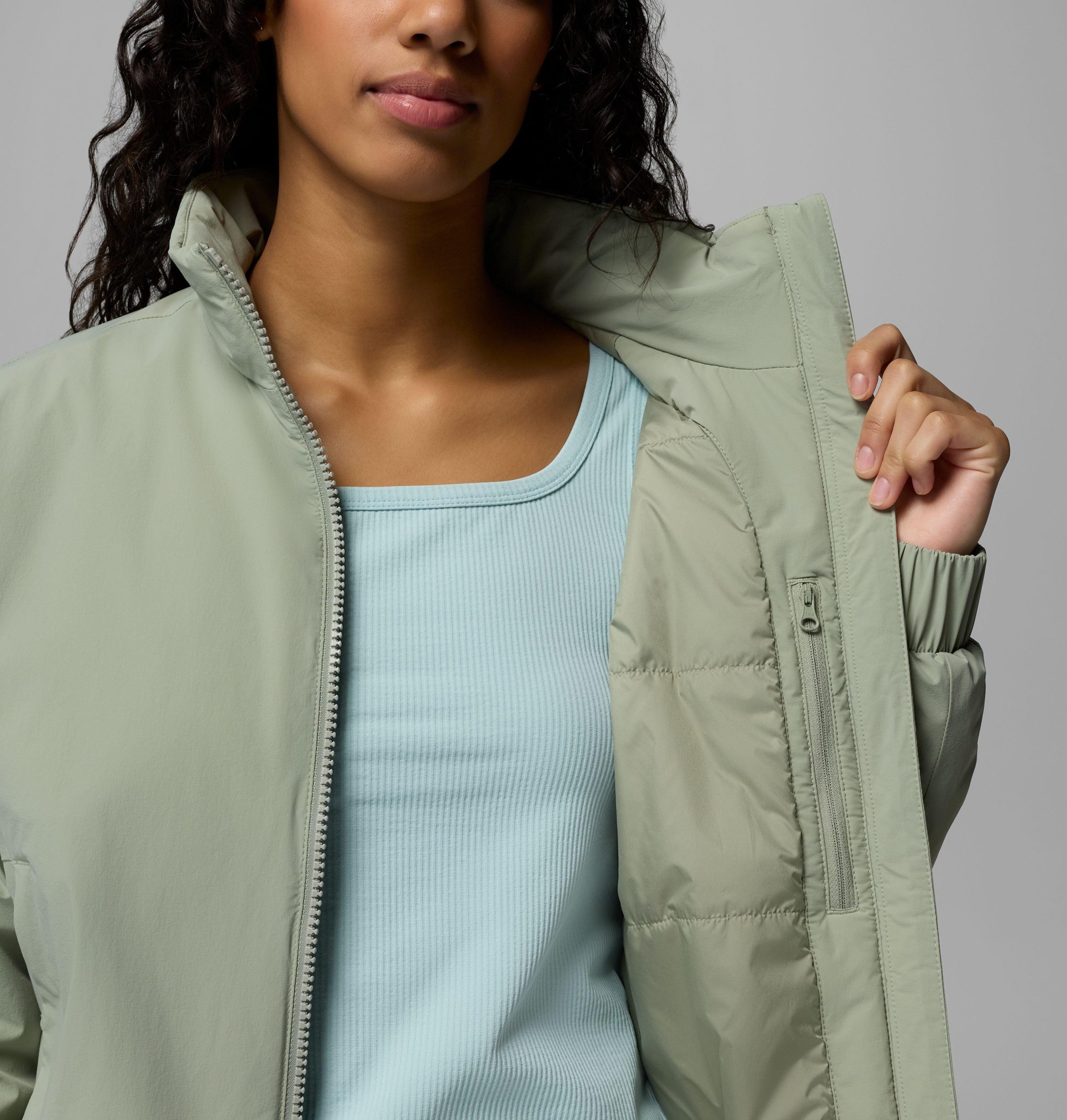 amazestretch damen-bomberjacke mit isolierung