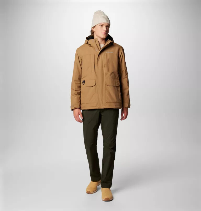 herren landroamer jacke mit sherpa-futter