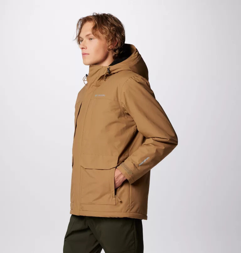 herren landroamer jacke mit sherpa-futter
