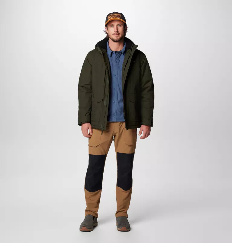 herren landroamer jacke mit sherpa-futter