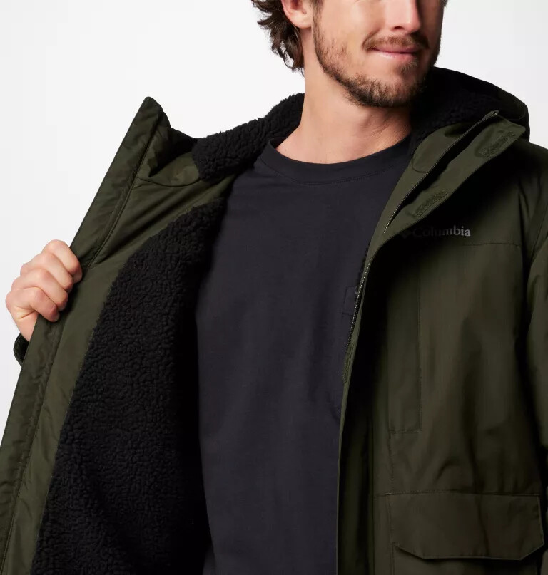 herren landroamer jacke mit sherpa-futter