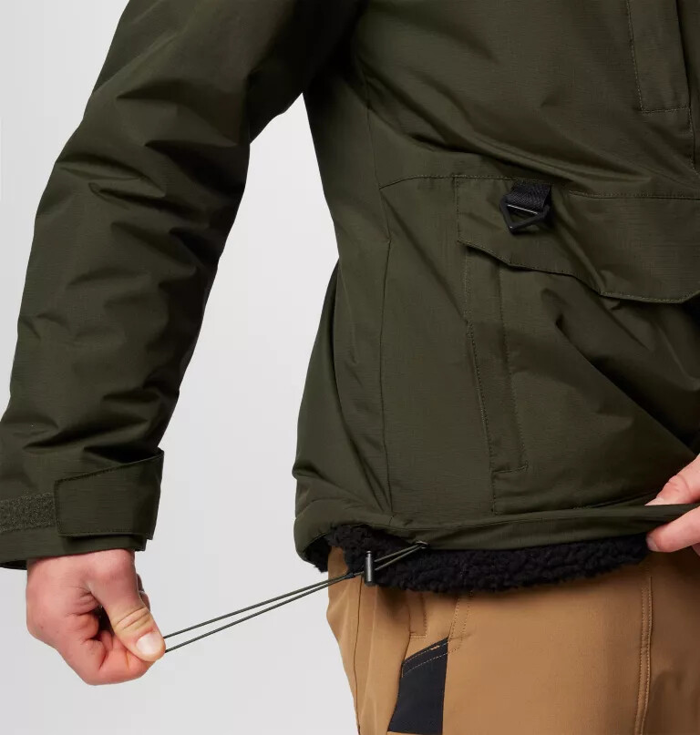 herren landroamer jacke mit sherpa-futter