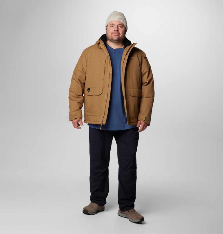 herren landroamer jacke mit sherpa-futter – groß