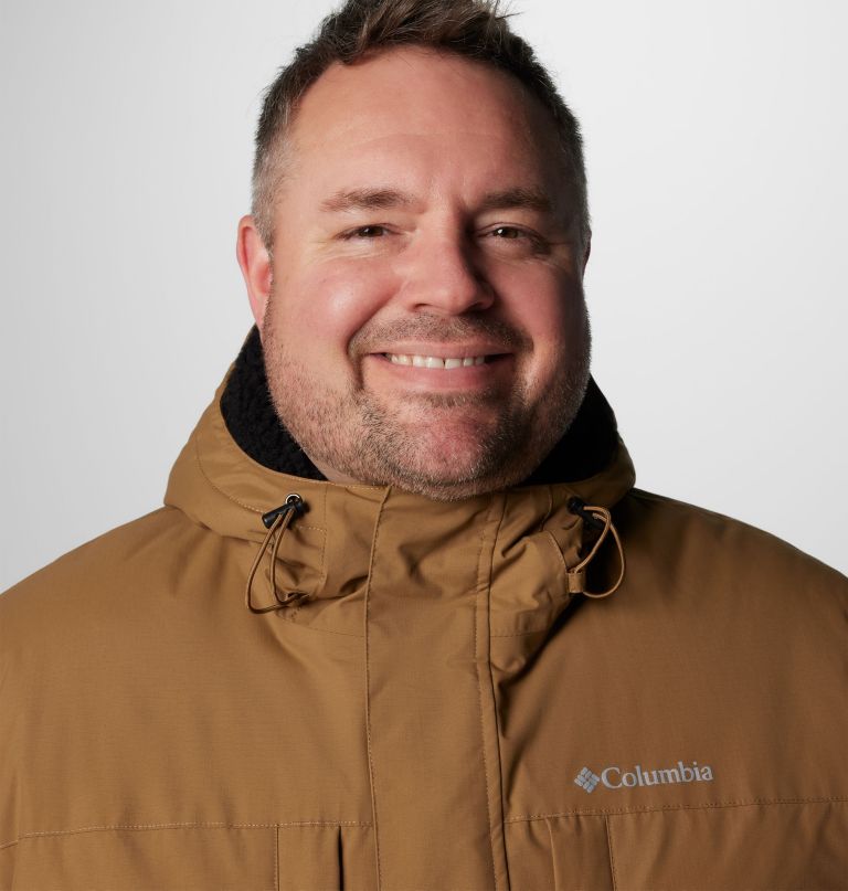 herren landroamer jacke mit sherpa-futter – groß