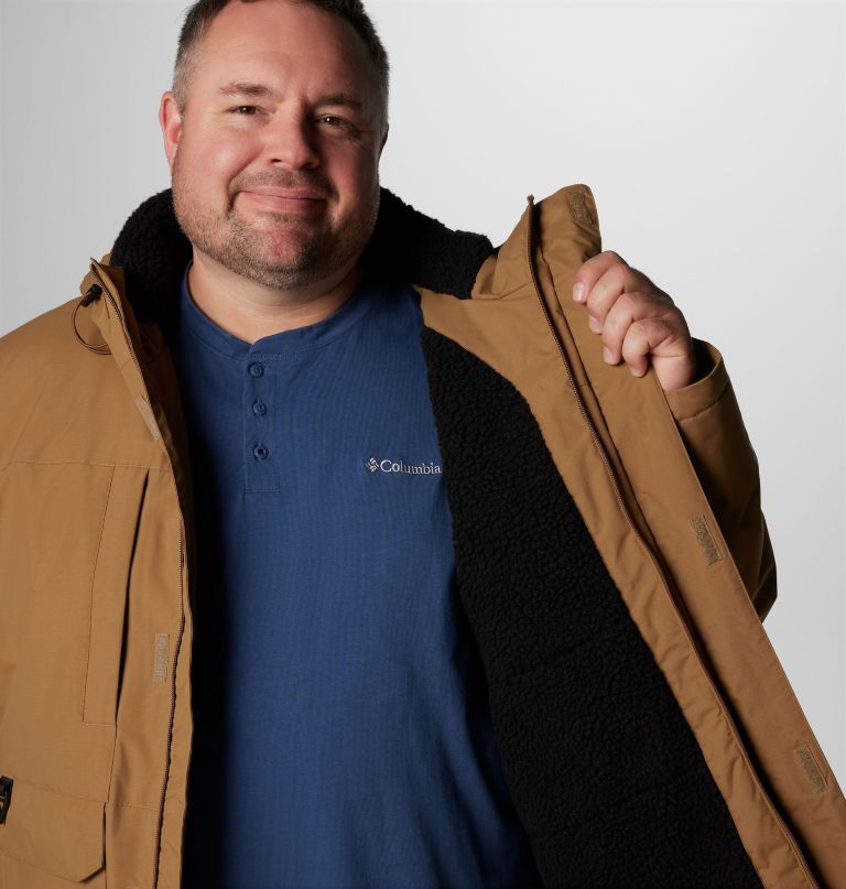 herren landroamer jacke mit sherpa-futter – groß