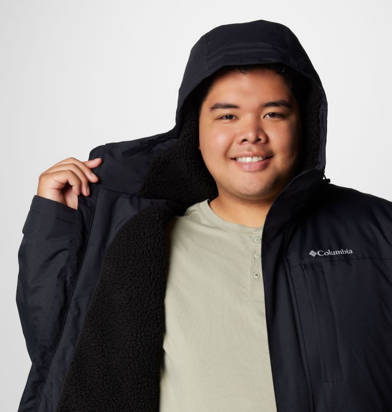 herren landroamer jacke mit sherpa-futter – groß