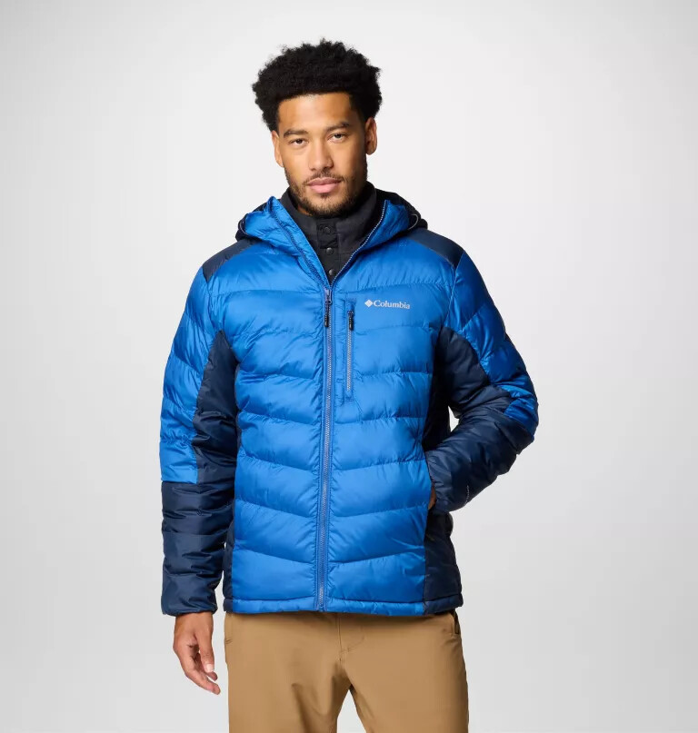 herren labyrinth loop ii kapuzenjacke - lang
