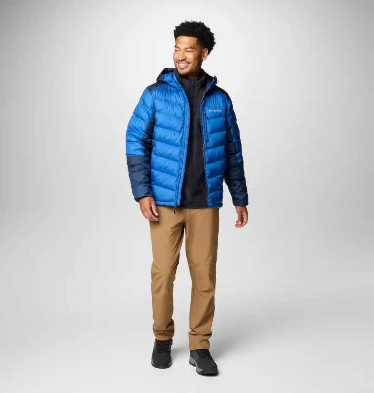 herren labyrinth loop ii kapuzenjacke - lang