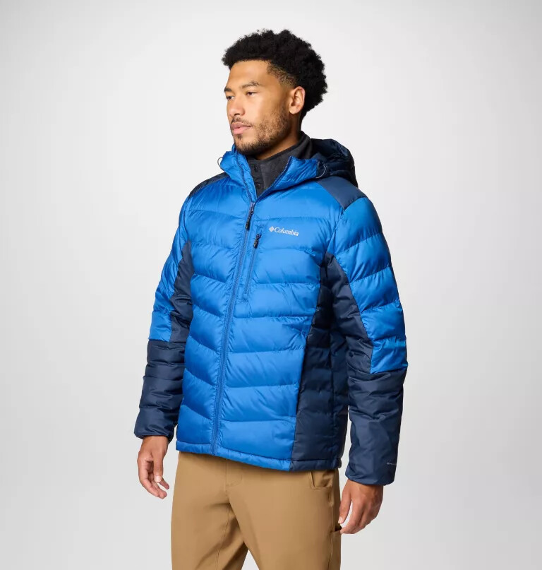 herren labyrinth loop ii kapuzenjacke - lang