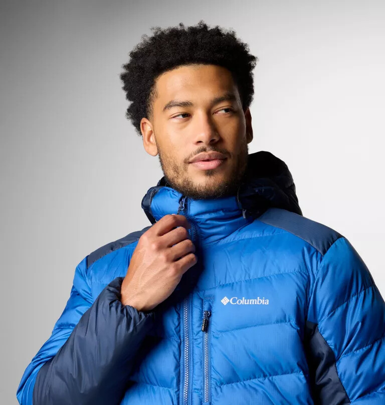 herren labyrinth loop ii kapuzenjacke - lang