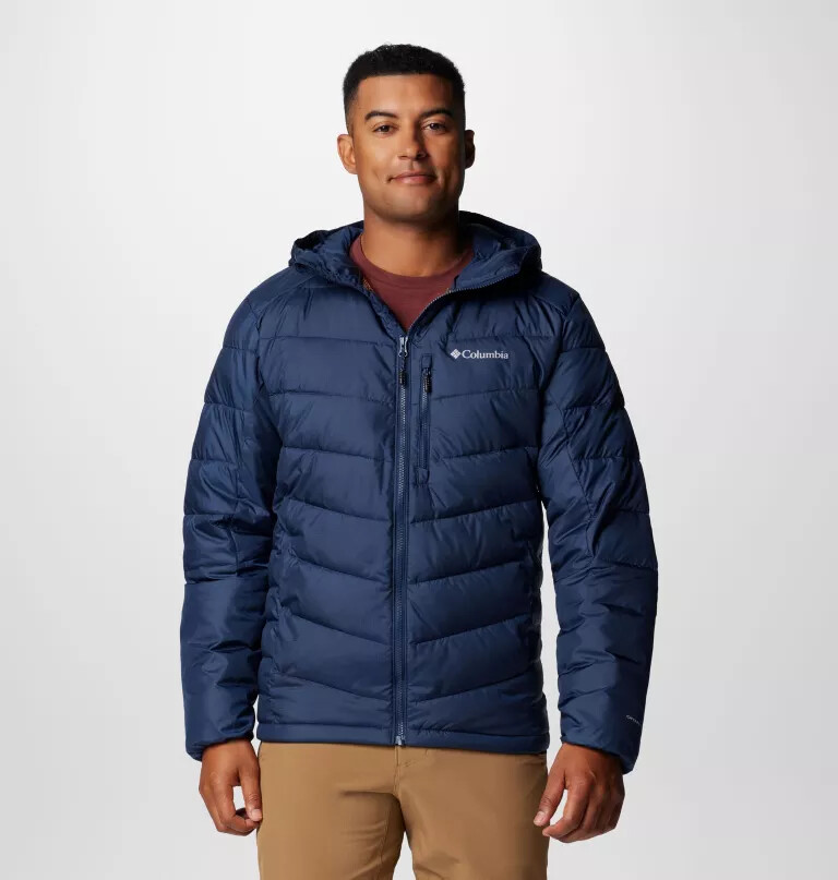 herren labyrinth loop ii kapuzenjacke - lang