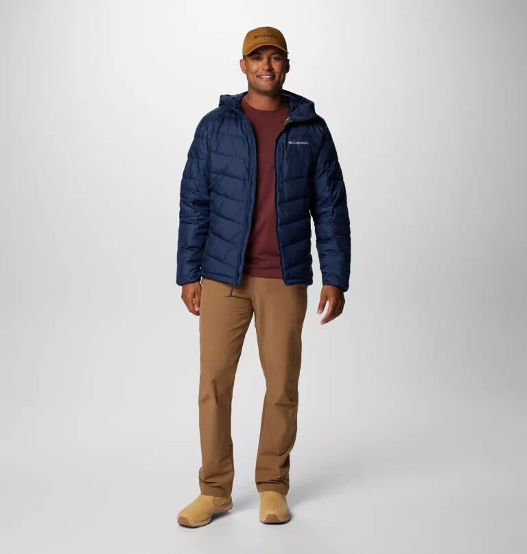 herren labyrinth loop ii kapuzenjacke - lang