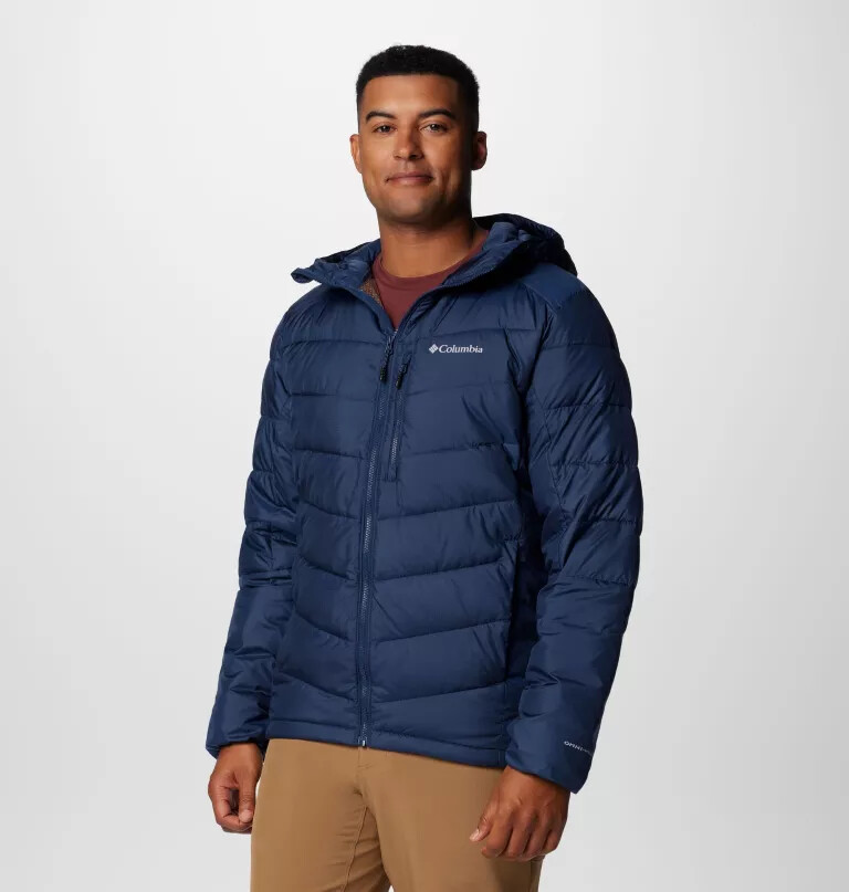 herren labyrinth loop ii kapuzenjacke - lang