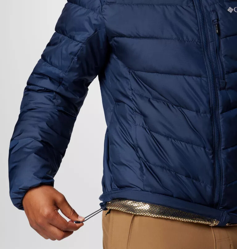 herren labyrinth loop ii kapuzenjacke - lang