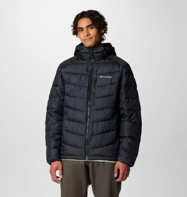 herren labyrinth loop ii kapuzenjacke - lang