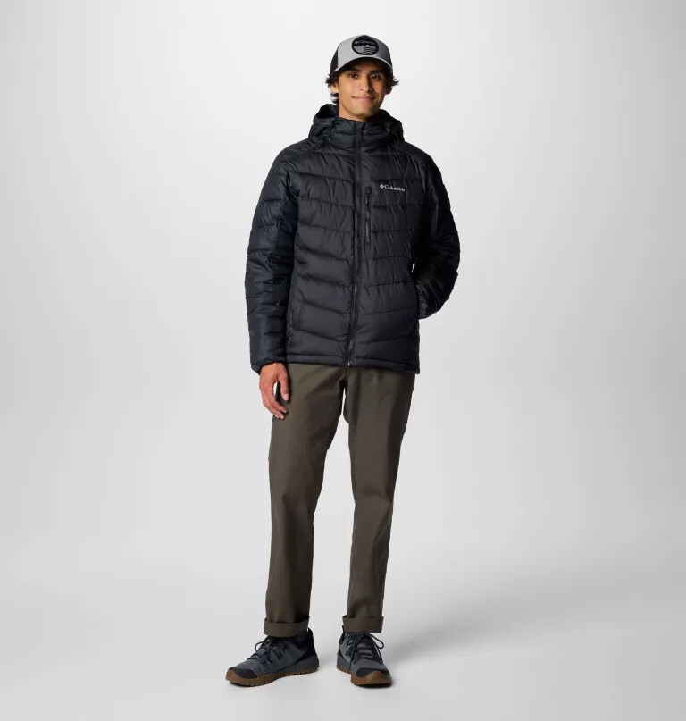 herren labyrinth loop ii kapuzenjacke - lang